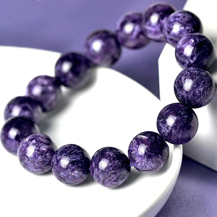 Charoite Beads Bracelet