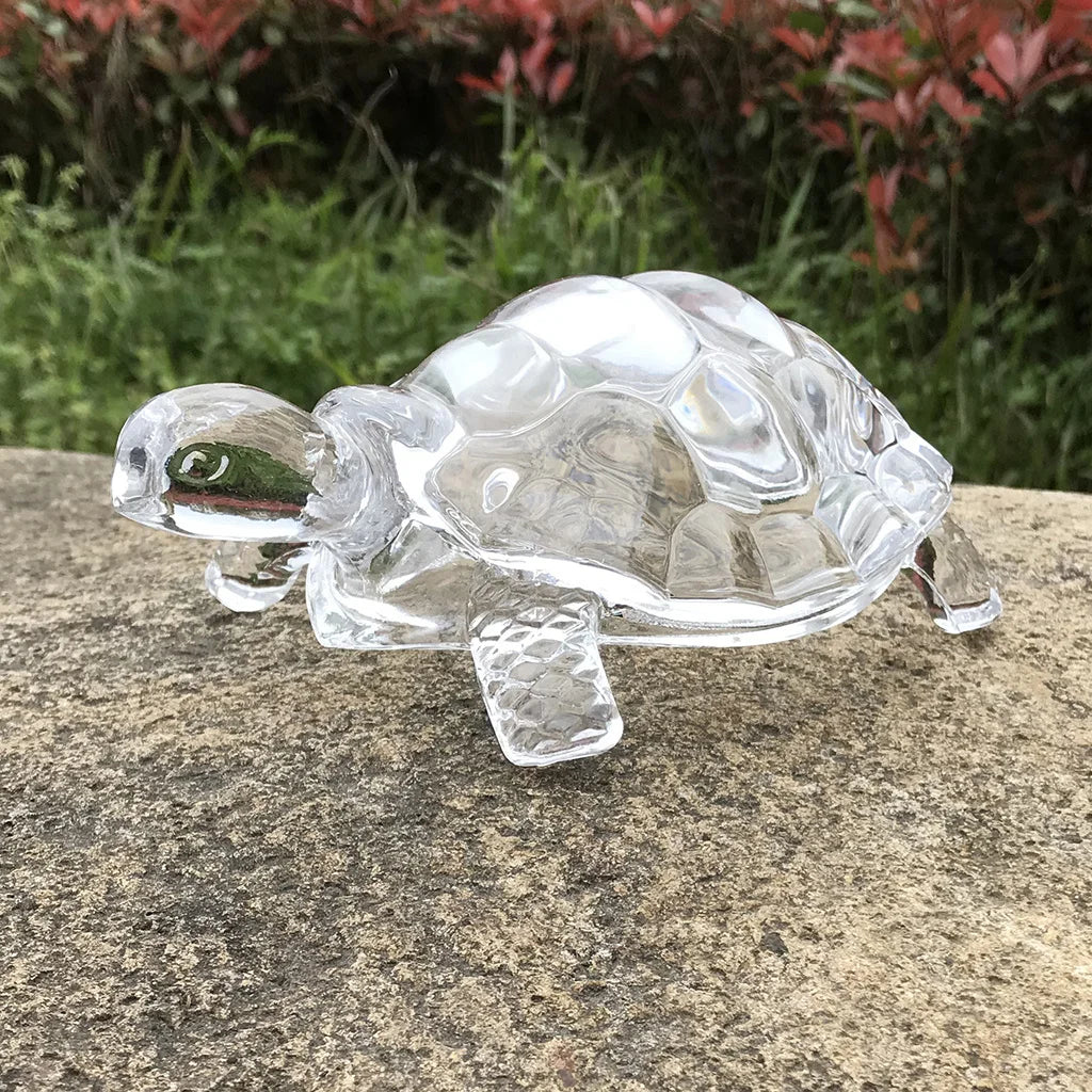 Tortoise Glass Decor - Wealth