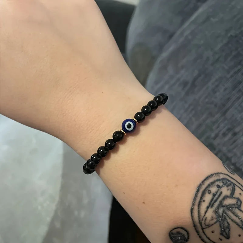 Evil Eye Tourmaline Bracelet - Protection