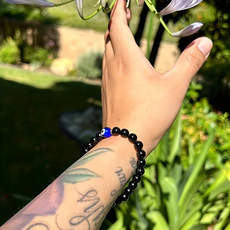 Evil Eye Tourmaline Bracelet - Protection