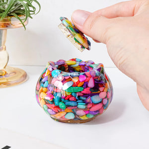 Crystal Resin Reiki Jar - Abundance