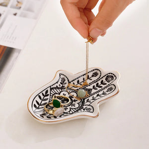 Hand Ceramic Tray - Peaceful