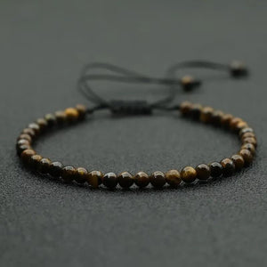 4mm Natural Stone Bracelet - Slim - My Zen Temple