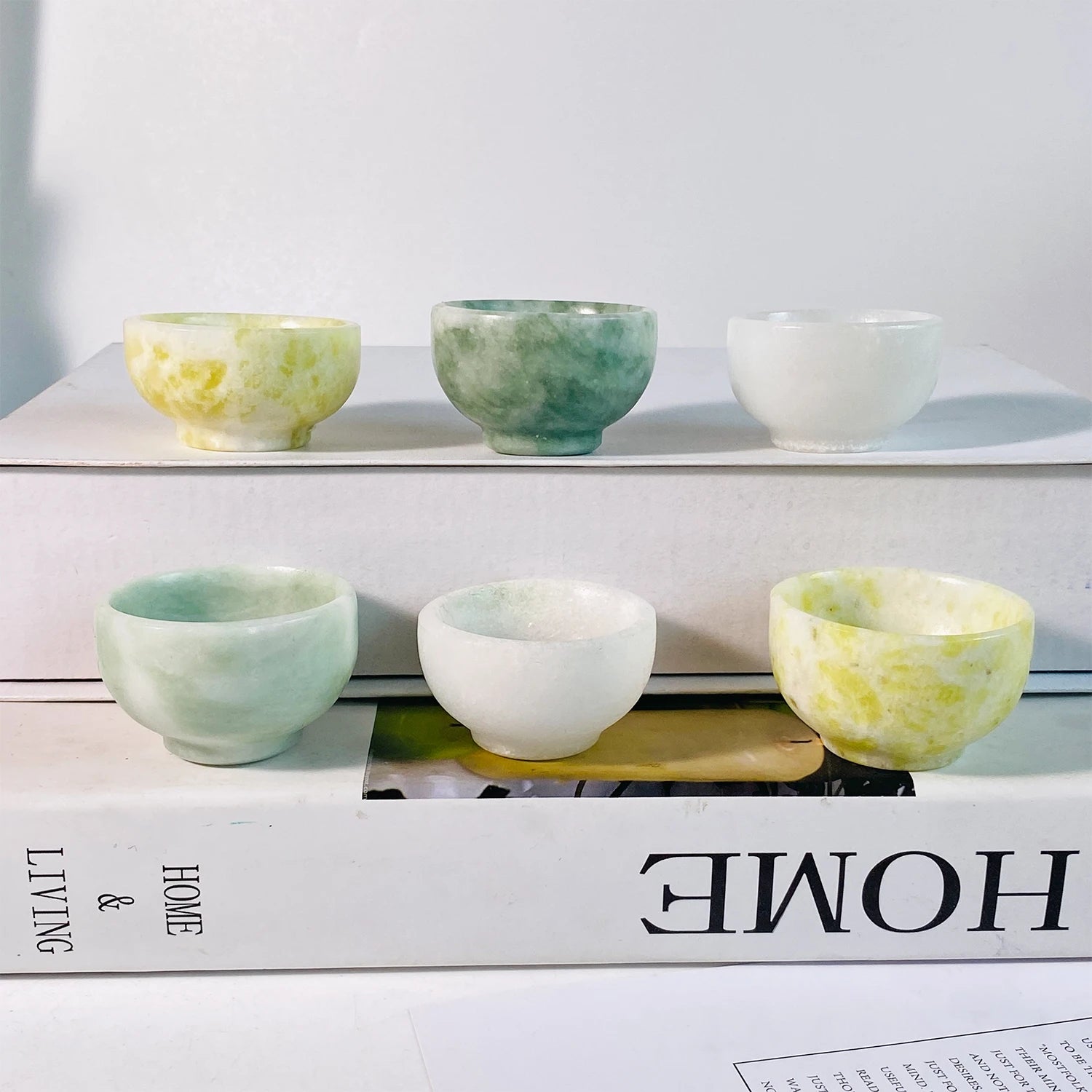 Jade Crystal Decorative Bowl