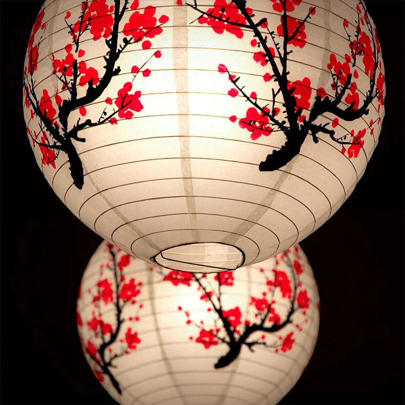 Chinese Lanterns - Plum Blossom