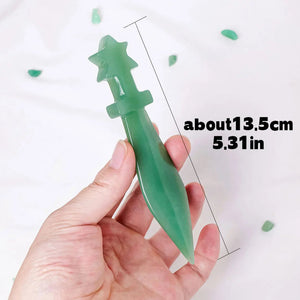Natural Crystal Dagger - Ritual Tool