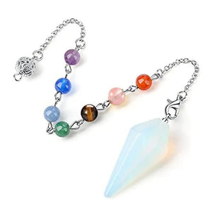 7 Chakra Crystal Pendulum — Infinite Alignment - My Zen Temple