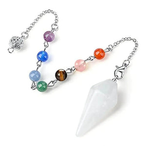 7 Chakra Crystal Pendulum — Infinite Alignment - My Zen Temple