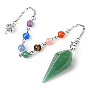 7 Chakra Crystal Pendulum — Infinite Alignment - My Zen Temple