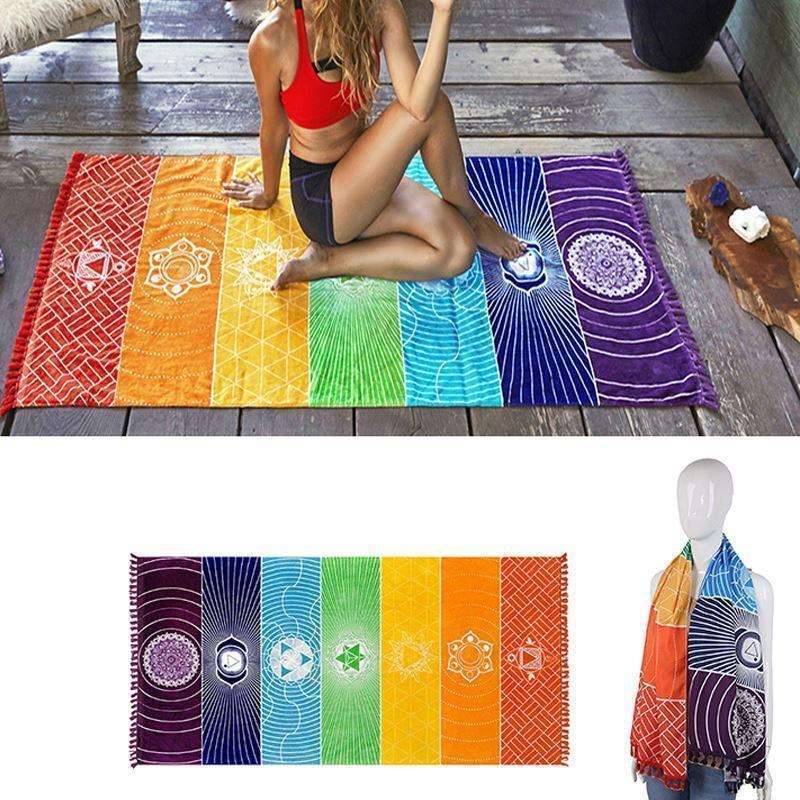 7 Chakra "Harmony" Tapestry -Tapestries & Wall Decorations My Zen Temple