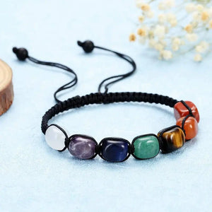 7 Chakra Natural Crystal Bracelet - My Zen Temple