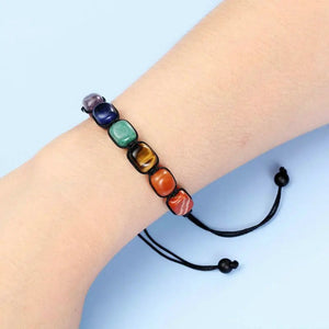 7 Chakra Natural Crystal Bracelet - My Zen Temple