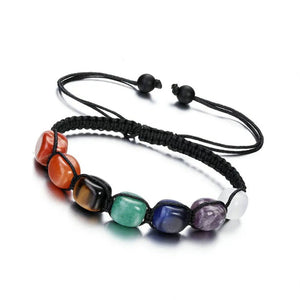 7 Chakra Natural Crystal Bracelet - My Zen Temple