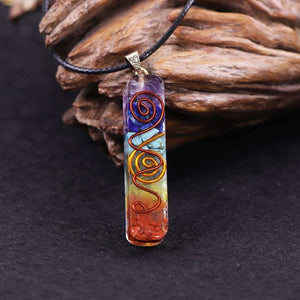 7 Chakra Resin Necklace – Balance - My Zen Temple