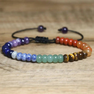 7 Chakra Stone Bead Bracelets - My Zen Temple