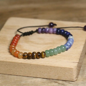 7 Chakra Stone Bead Bracelets - My Zen Temple