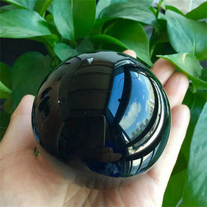 Black Obsidian Sphere - Grounding
