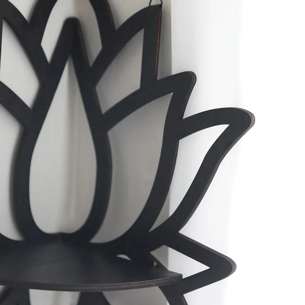 Lotus Flower Wall Shelf