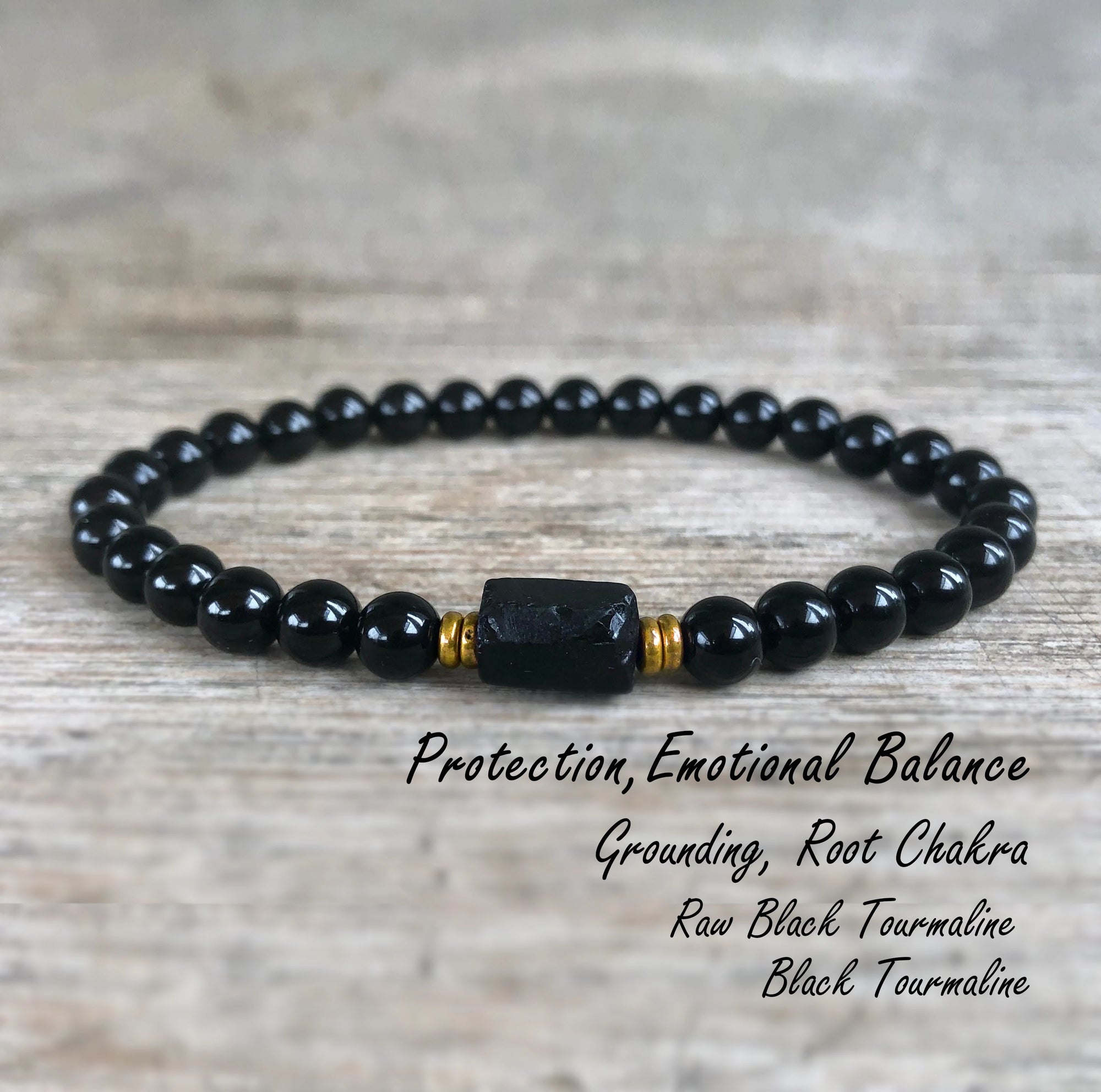 Black Tourmaline Bracelet - Cleansing