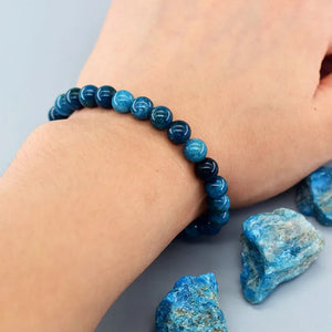 Blue Apatite Bracelet – Motivation