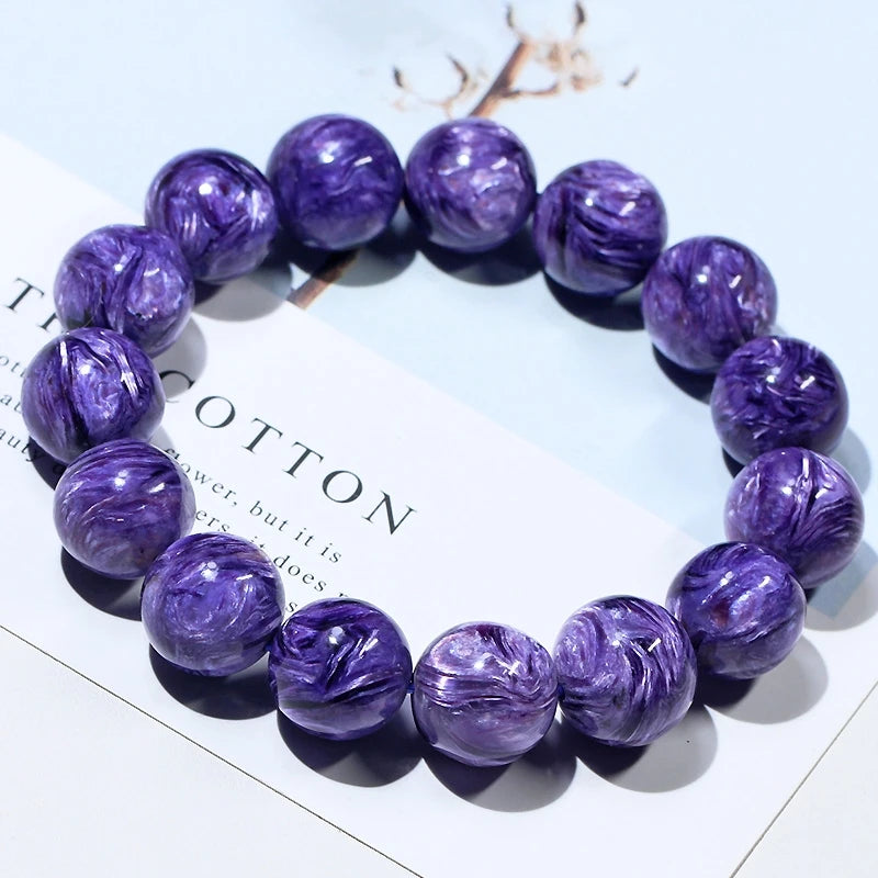 Charoite Beads Bracelet