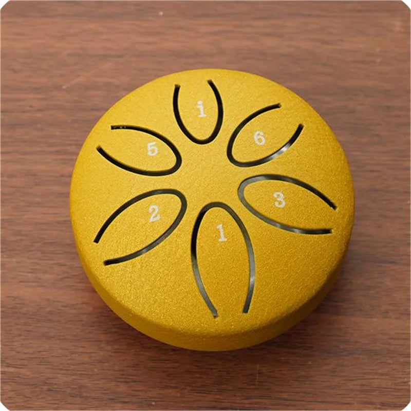 Mini Steel Tongue Drum 3" – Healing