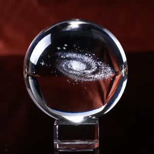 3D Galaxy Glass Ball