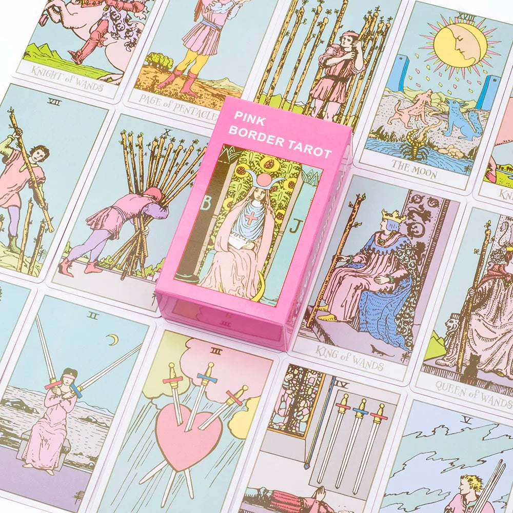 Pink Border Tarot Deck – Discovery