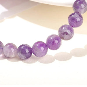 Amethyst Bead Bracelet – Intuition - My Zen Temple