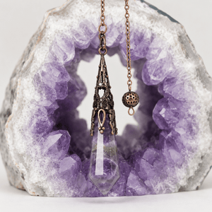 Amethyst Crystal Pendulum - Clarity - My Zen Temple