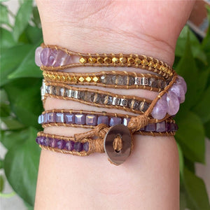 Amethyst Multi - layer Apple Watch - Clarity - My Zen Temple