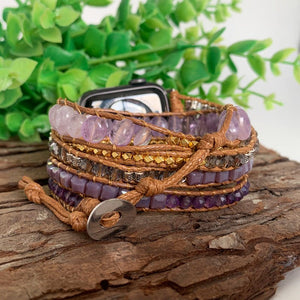 Amethyst Multi - layer Apple Watch - Clarity - My Zen Temple