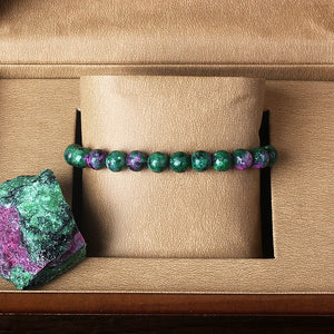 Epidote Bead Bracelet – Transformation