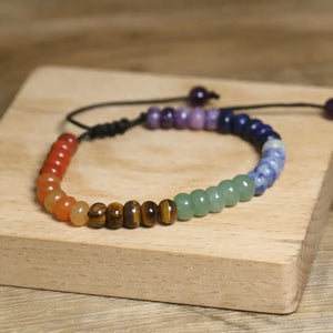 7 Chakra Stone Bead Bracelets