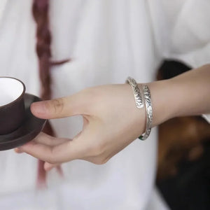 Lotus Flower Cuff Bracelet - Wisdom