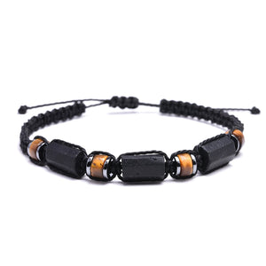 Black Tourmaline & Tiger eye Bracelet - My Zen Temple
