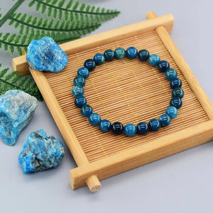 Blue Apatite Bracelet – Motivation - My Zen Temple