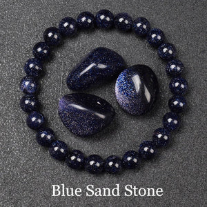 Blue Sandstone Bracelet – Confidence - My Zen Temple