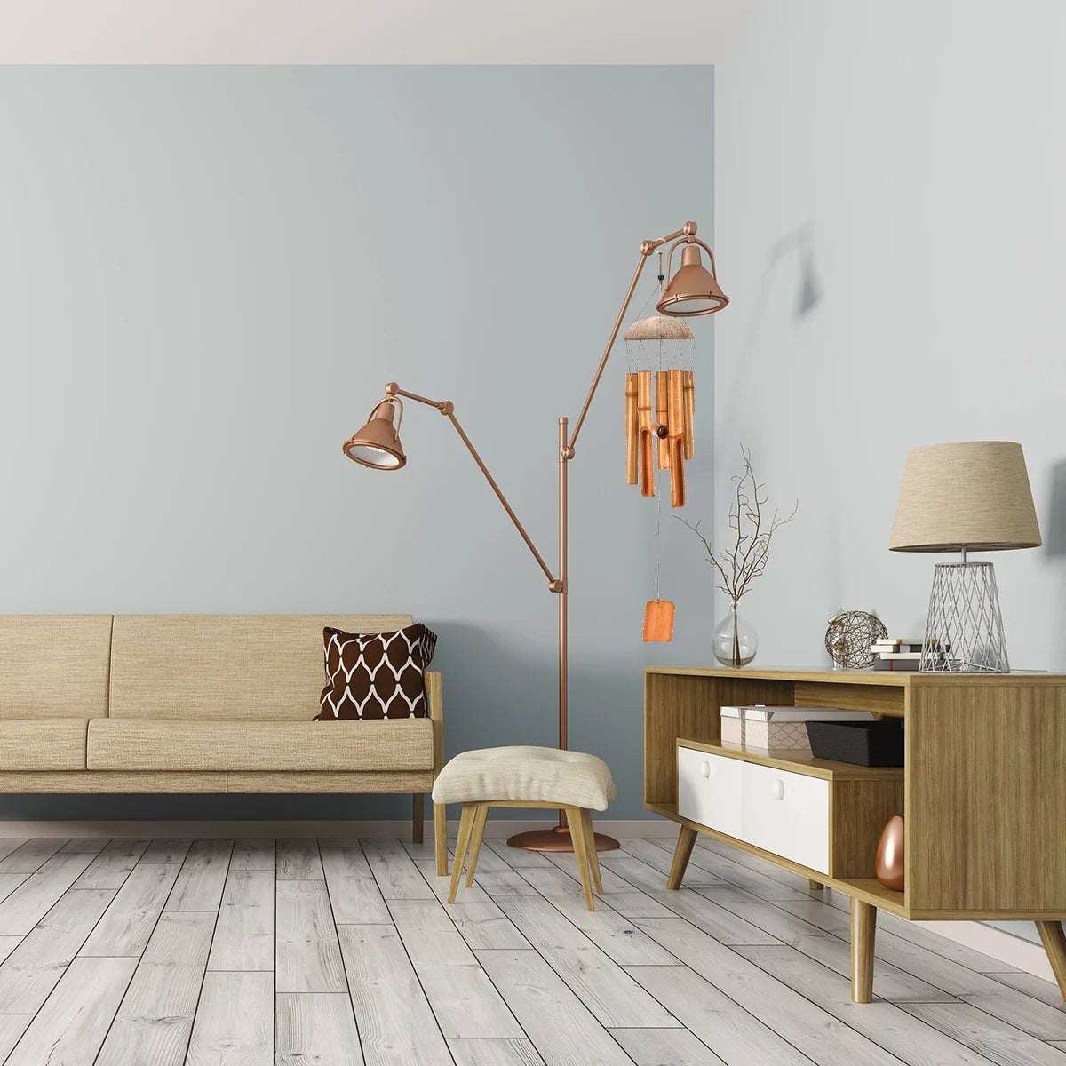 72cm Bamboo Wind Chimes – Calming