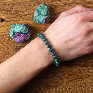 Epidote Bead Bracelet – Transformation