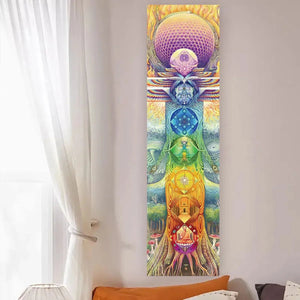 Chakra Wall Tapestry - Peace - My Zen Temple