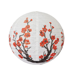 Chinese Lanterns - Plum Blossom - My Zen Temple