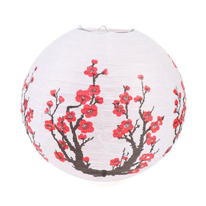 Chinese Lanterns - Plum Blossom - My Zen Temple