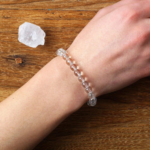 Clear Quartz Beaded Bracelet - Master Healer - My Zen Temple