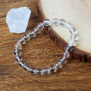 Clear Quartz Beaded Bracelet - Master Healer - My Zen Temple