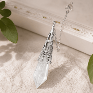 Clear Quartz Pendulum for Dowsing - Intention - My Zen Temple