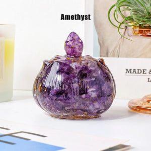 Crystal Resin Reiki Jar - Abundance - My Zen Temple