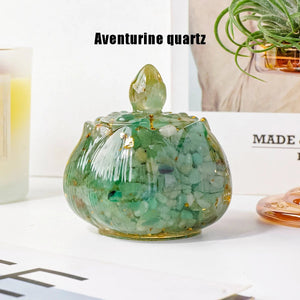 Crystal Resin Reiki Jar - Abundance - My Zen Temple