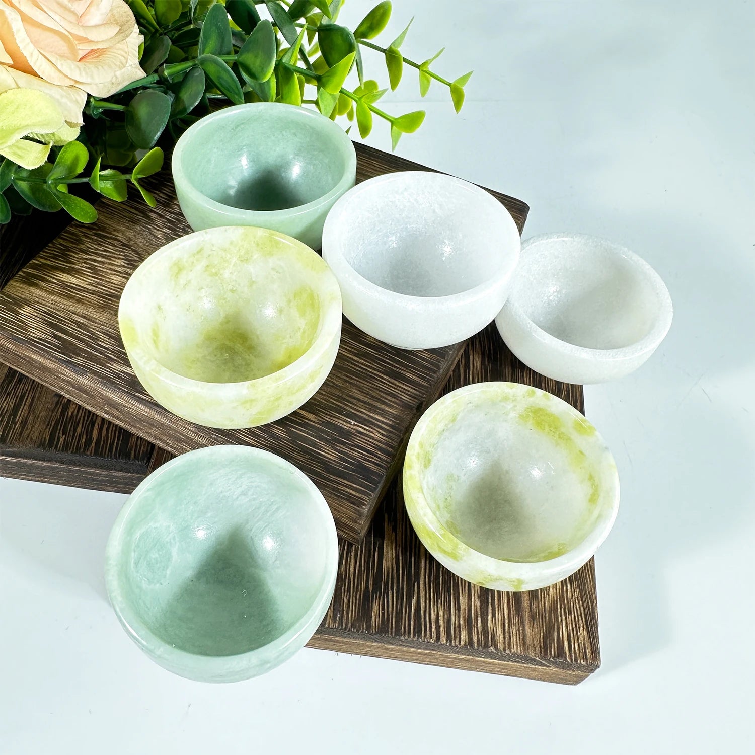 Jade Crystal Decorative Bowl