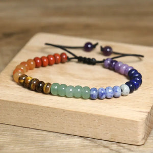 7 Chakra Stone Bead Bracelets
